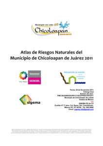 Atlas de Riesgos Naturales del Municipio de Chicoloapan de Juárez