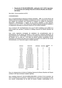 • Resolución N° 003-2012/SBN-DNR, publicada el 23-11