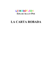 Poe, Edgar Allan - La Carta Robada