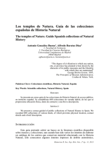 Los templos de Natura. Guía de las colecciones españolas de