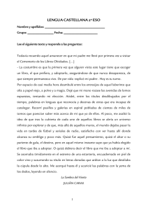 lengua castellana 2º eso - Col·legi Sant Josep Obrer