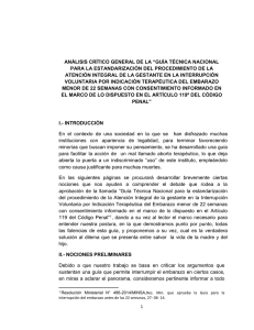 análisis crítico general de la “guía técnica nacional para la