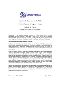 BOLETN DE PRENSA_ XVIII SEMINARIO INTERNACIONAL (CNSF).