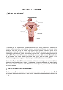 MIOMAS UTERINOS - Técnicas intervencionistas