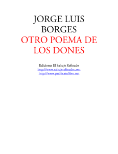 Otro poema de los dones - Ediciones El Salvaje Refinado