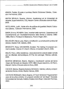 AMARA, Fadela, Ni putas ni sumisas, Madrid: Ediciones Catedra