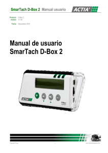 Manual de usuario SmarTach D