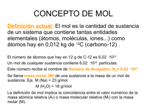 CONCEPTO DE MOL