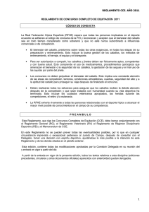 Reglamento de CCE - Real Federación Hípica Española
