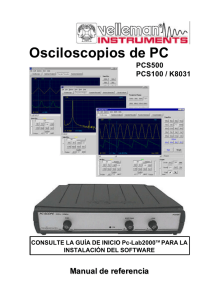 Osciloscopios de PC