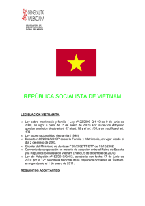 REPÚBLICA SOCIALISTA DE VIETNAM