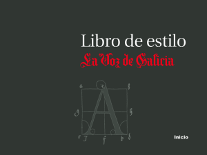 Libro de Estilo de La Voz de Galicia