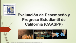 CAASPP Student Performance Results Slides