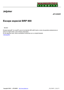 Jetjoker Escape especial BRP 800