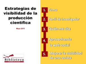 Presentación de PowerPoint - Biblioteca Universidad de Sevilla