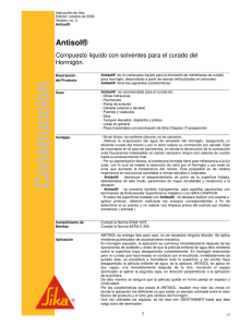 Antisol - Sika Argentina