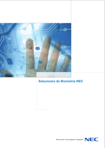 Soluciones de Biometría NEC