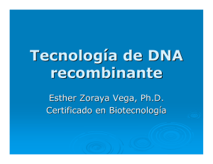 Tecnología de DNA recombinante