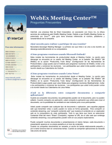 Preguntas Frecuentes - InterCall | Conferencias