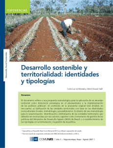 Desarrollo sostenible y territorialidad: identidades y tipologías