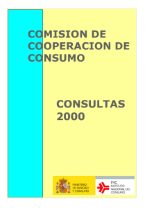 2000 - Agencia Española de Consumo, Seguridad Alimentaria y