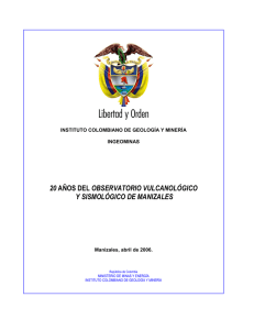 Documento Completo - Servicio Geológico Colombiano