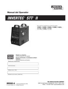 invertec® stt® ii - Lincoln Electric
