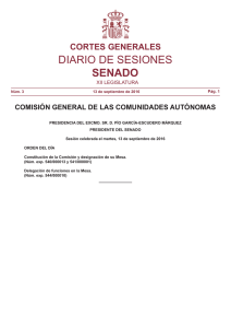 Diario de Sesiones de Comisión General de las