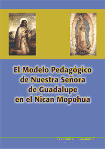 El modelo pedagógico de Nuestra Señora de Guadalupe