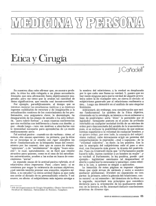 Etica y Cirugía - Universidad de Navarra