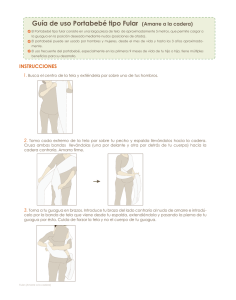 Guía de uso Portabebé tipo Fular (Amarre a la cadera)