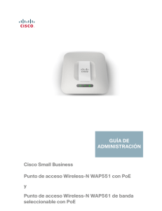 Cisco Small Business Punto de acceso Wireless
