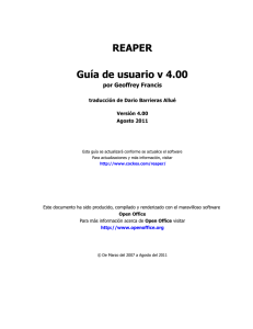 Manual Reaper en español