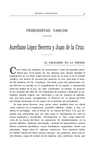 Aureliano López Becerra y Juan de la Cruz.