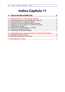 11. Educación Especial