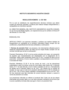 Resolución 64 de 1994 - Instituto Geográfico Agustín Codazzi