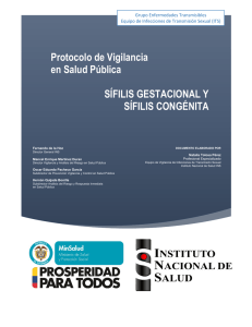 Protocolo de Vigilancia en Salud Pública SÍFILIS