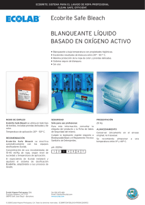 Ecobrite Safe Bleach BLANQUEANTE LÍQUIDO BASADO