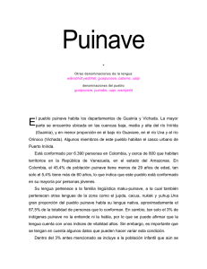 Estudios de la lengua Puinave