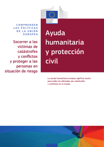 Ayuda humanitaria y protección civil