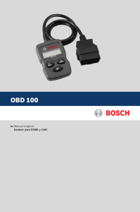 Manual original OBD 100