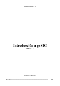 Introducción a gvSIG - Mapa principal