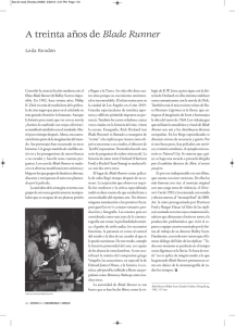 A treinta años de Blade Runner - Revista de la Universidad de México
