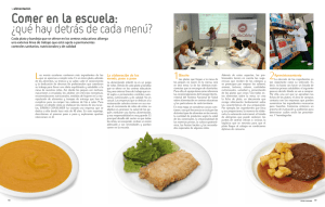 Comer en la escuela: ¿qué hay detrás de cada menú?