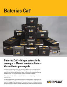 Baterías Cat® Baterías Cat