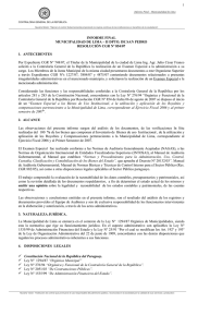 CGR 0854/07 Municipalidad de Lima Royalties y Compensaciones