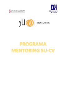 ¿qué es el programa mentoring 5u-cv?