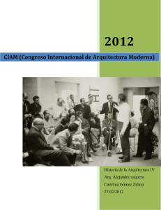 CIAM (Congreso Internacional de Arquitectura Moderna)