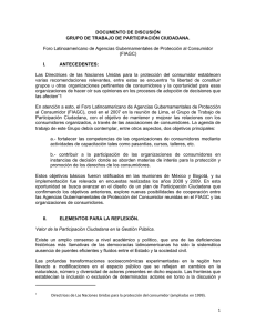 Documento sobre Participación Ciudadana