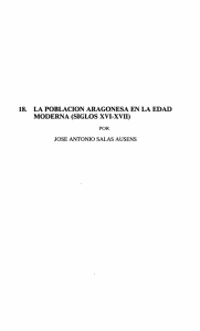 18. La población aragonesa en la Edad Moderna (siglos XVI